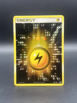 Electric Energy 104/106 Holo Rare Pokemon TCG 2005 EX Emerald - Image 1
