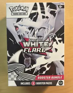 Pokemon TCG Scarlet & Violet WHITE FLARE Booster Bundle Box, 6 Booster Packs - Image 1