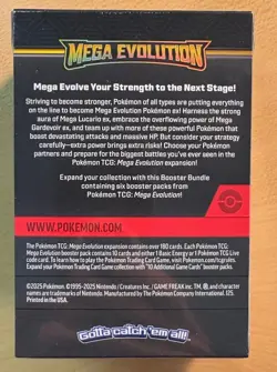 Pokemon TCG Mega Evolution Booster Bundle Box, New Sealed, 6 Packs - Image 2