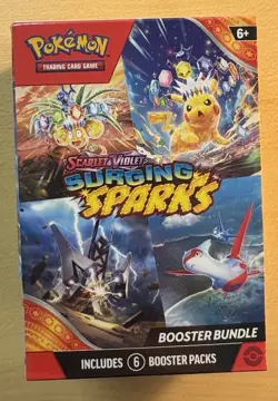 Pokemon TCG SURGING SPARKS Booster Bundle Box, New Sealed - Image 1