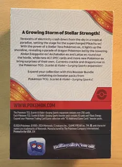 Pokemon TCG SURGING SPARKS Booster Bundle Box, New Sealed - Image 2