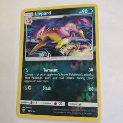 Pokemon TCG - Liepard 49/73 Reverse Holo - Shining Legends - Image 1