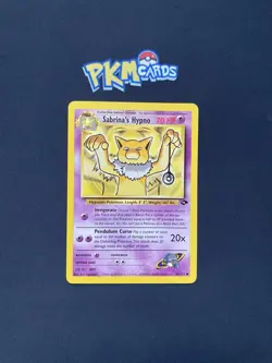 Pokemon TCG Sabrina's Hypno Gym Challenge 56/132 Regular LP. - Image 1