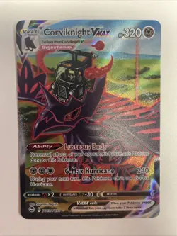 Pokemon SWSH12: Silver Tempest Trainer Gallery Corviknight VMAX TG19/TG30 NM - Image 1