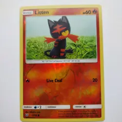Litten 15/73 Reverse Holo Pokemon Shining Legends NM - Image 1