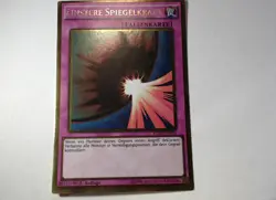 Yugioh FINSTERE SPIEGELKRAFT , pgl3-de092 Gold Rare deutsch Near Mint 1. Auflage - Image 2