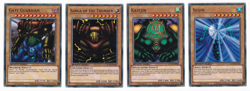 Yugioh SGX2-END01 Gate Guardian Set Sanga the Thunder Kazejin Suijin NM - Image 1