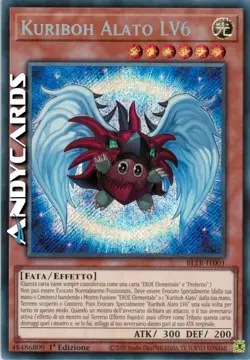 KURIBOH ALATO LV6 • (Winged Kuriboh Lv6) • Segreta • BLTR IT001 • 1Ed • Yugioh! - Image 1