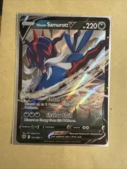 Hisuian Samurott V - 101/189 - Ultra Rare Astral Radiance Pokemon Card - Image 1