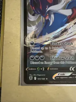 Hisuian Samurott V - 101/189 - Ultra Rare Astral Radiance Pokemon Card - Image 5