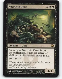 Necrotic Ooze #72 Magic the Gathering Card - Image 1