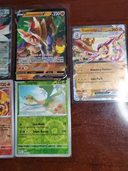 Pokemon 5 Card Lot Holos EX, V And Rare Cards , Great Value Set Building Lot5 - Image 3