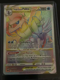 Pokemon Palkia VSTAR TCG Origin Forme Astral Radiance Card 192/189 - Image 1