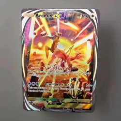 Pokemon TCG Pocket Arceus Ex CUSTOM Holofoil Full Art Card With Texture - Image 1