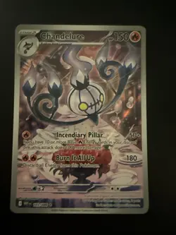 Pokemon TCG White Flare Chandelure Illustration Rare Card 103/086 M/Nm Condition - Image 1
