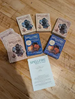 SPELLFIRE Master The Magic Card Lot DUNGEONS AND DRAGONS RPG 100+ BUNLDE - Image 1