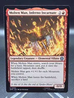 Molten Man, Inferno Incarnate - 0084 - Marvel's Spider-Man - MTG - NM/M English - Image 1