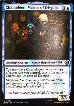 Chameleon, Master of Disguise Foil U Marvel's Spider-Man 27 NM - Image 1