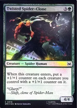 Twisted Spider-Clone Foil C Marvel's Spider-Man: Eternal-Legal 19 NM - Image 1