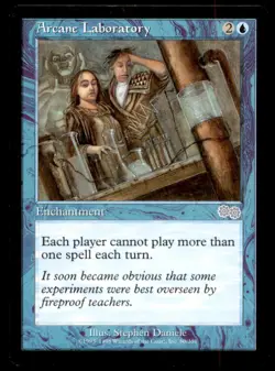 MTG Arcane Laboratory LP Light Play Urza's Saga [2438] - Image 1