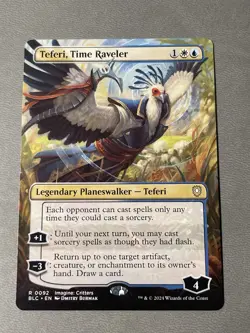 Teferi, Time Raveler Borderless - Commander: Bloomburrow MTG NM - Image 1