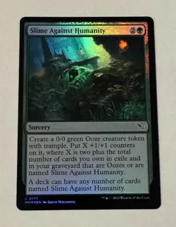 MTG Slime Against Humanity- Murders at Karlov Manor FOIL LP - Image 1