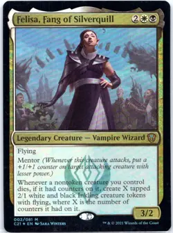 #2 Felisa, Fang of Silverquill Commander 2021 Mythic Foil - Image 1