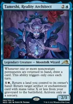 Tameshi, Reality Architect 082/302 NEO Rare Kamigawa: Neon Dynasty MTG - NM, M - Image 1