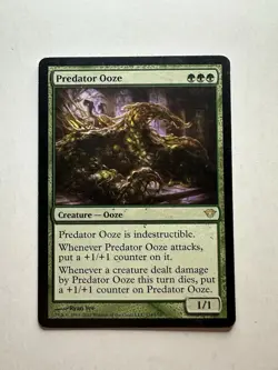Predator Ooze LP Dark Ascension Magic The Gathering Mtg Lightly Played Rare - Image 1