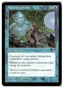 MTG Intruder Alarm - Stronghold Heavily Played English - Image 1