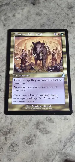 Rhythm of the Wild (Retro Frame) Ravnica Remastered Regular Uncommon MTG NM - Image 1