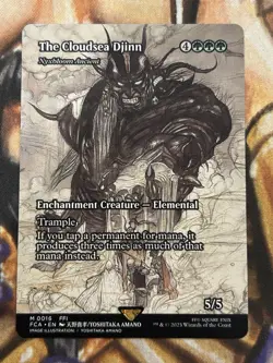 The Cloudsea Djinn Nyxbloom Ancient (Showcase) 0016 MTG Final Fantasy - NM 🔥 - Image 1