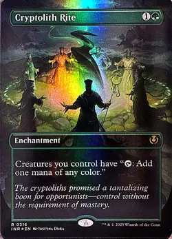 Cryptolith Rite (Borderless) Foil R Innistrad Remastered 316 NM - Image 1