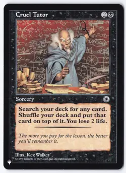 Cruel Tutor R The List Reprints LP - Image 1