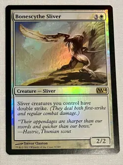 Bonescythe Sliver Core Set 2014 (M14) Foil - Image 1