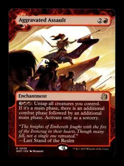 Aggravated Assault 39 R Wilds of Eldraine: Enchanting Tales - Image 1