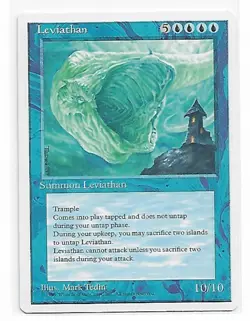 Magic the Gathering ~ MTG ~ 1x Leviathan ~ Fourth Edition ~ 4Ed ~ M/NM - Image 1