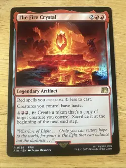 The Fire Crystal Final Fantasy MTG - Image 1