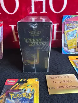 Pokemon TCG: Crown Zenith Elite Trainer Box Factory Sealed + Sealed Lot Large - Image 3