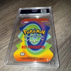 2000 Topps Pokemon Pidgeotto TV Animation D/C Embossed Card PSA Graded EX 5 - Image 5
