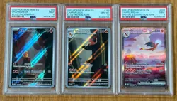 Pokemon 2023 151 Charmander Charmeleon Charizard EX Illustration Rare Set - Image 1