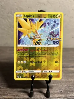 Zapdos 029/078 Pokemon GO Reverse Holo-Vintage-Pokemon TCG-Fast Shipping-LP!! - Image 1