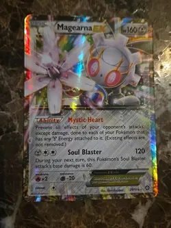 Magearna EX 75/114 2016 TCG XY Steam Siege Ultra Rare Holo Pokemon TCG - Image 1