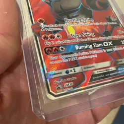 Pokemon 1x Incineroar GX - Full Art Holo Black Star Promo SM38 - LP - Image 2
