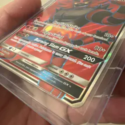 Pokemon 1x Incineroar GX - Full Art Holo Black Star Promo SM38 - LP - Image 3