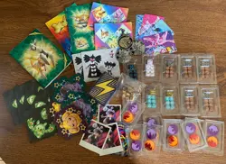 Pokemon TCG Elite Trainer Box ETB Contents - Dice, Damage Counters & STICKERS! - Image 1