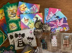 Pokemon TCG Elite Trainer Box ETB Contents - Dice, Damage Counters & STICKERS! - Image 3