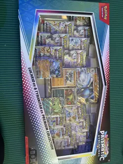 Pokemon Scarlet & Violet Prismatic Evolutions Lucario Tyranitar ex Box SEALED - Image 1