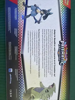 Pokemon Scarlet & Violet Prismatic Evolutions Lucario Tyranitar ex Box SEALED - Image 3