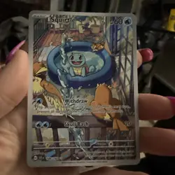 Squirtle 148/142 Sv07: Stellar Crown Holo Pokemon TCG - Image 1